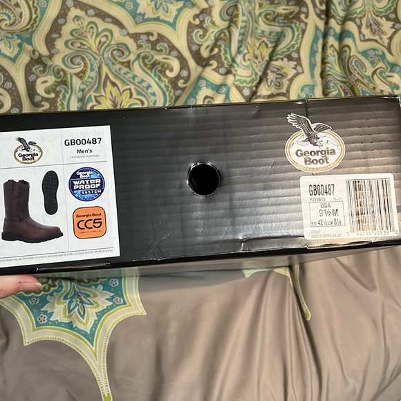 Brand new with tags men’s Georgia boots - Picture 2 of 2